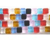 Glass Cube 6mm Mixed Strand of 60